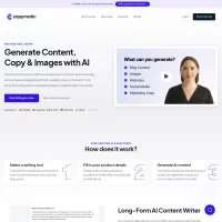 Generate Content, Copy & Images with AI