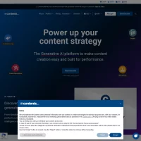 AI Content Generation - Contents.com