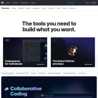 GitHub - The tools you need to build what you want.