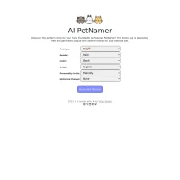 AI Pet Name Generator