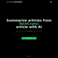 Article Summarizer