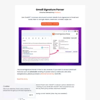 Gmail Signature Parser
