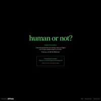 Human or Not