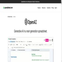 OpenAI in Spreadsheet