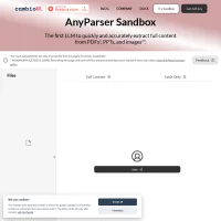 AnyParser Sandbox