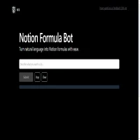 Notion Formula Bot