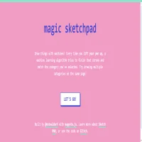 Magic Sketchpad