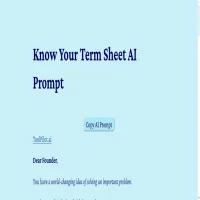 Know Your Term Sheet