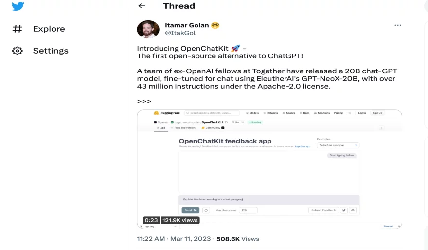 OpenChatKit: The Open Source Alternative to ChatGPT