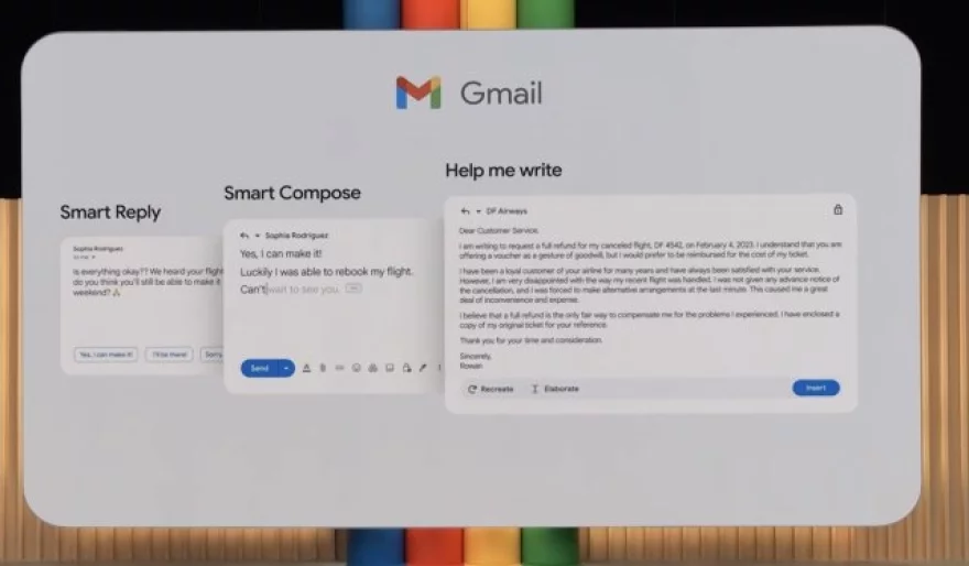 Google Introduces "Help Me Write" Feature for Effortless Email Composition in Gmail