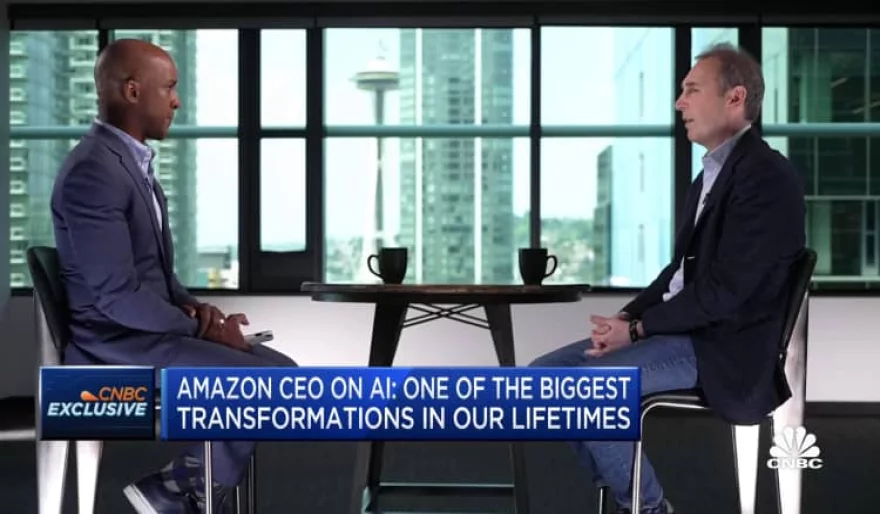 Amazon CEO explains how the company will compete against Microsoft, Google in AI race