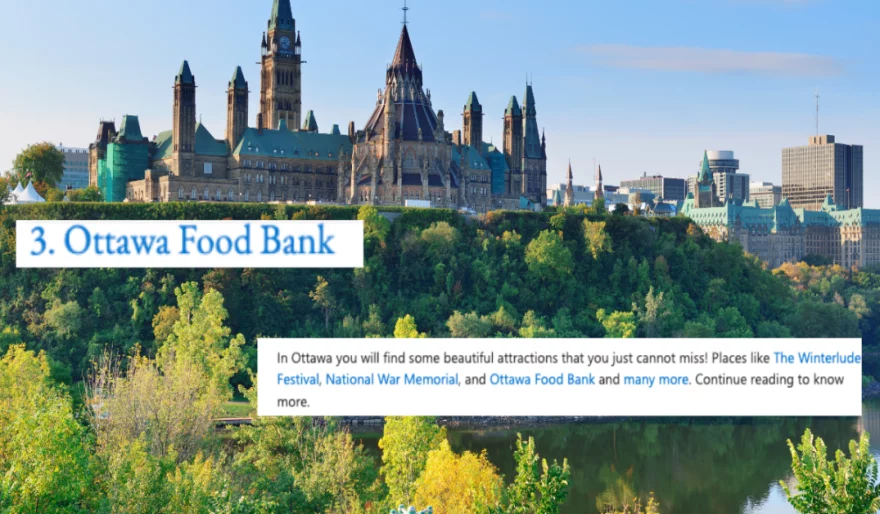 Microsoft AI-Generated Travel Article Suggests Visiting Ottawa Food Bank as an Attraction