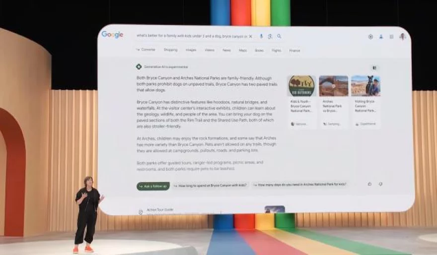 Google opens up AI-powered search experience to teenagers