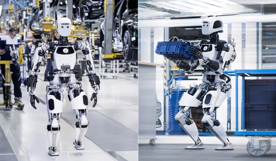 Mercedes Tests Apptronik Humanoid Robots in Production