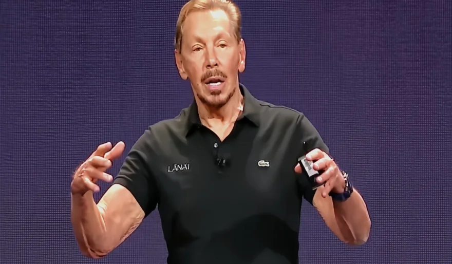 Larry Ellison of Oracle predicts AI will eventually track your every move.