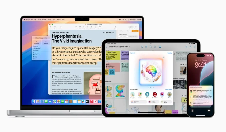 Apple Intelligence has been released in public beta versions