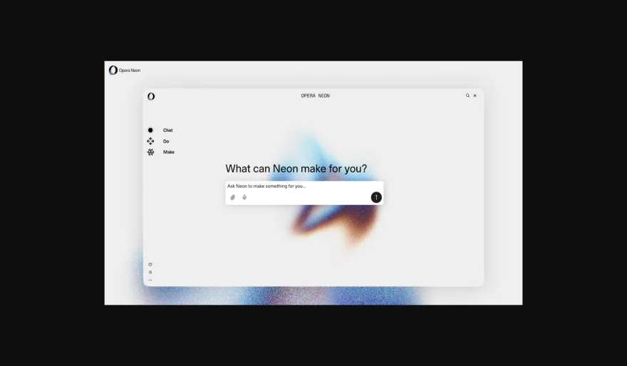 Opera Unveils ‘Neon’ Browser That Can Code Websites and Games for You