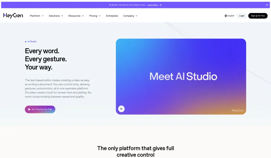 HeyGen AI Studio Launches with $60M Momentum—Total Avatar Control Is Here