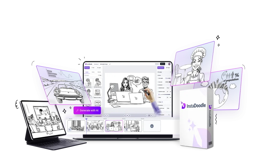 Don't Get Demonetized! InstaDoodle - My Go-To Tool for Authentic AI Content
