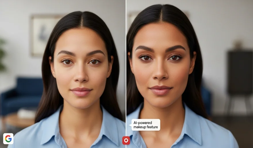 Google Meet’s New AI Makeup Tool Lets You Step Into Calls Camera-Ready