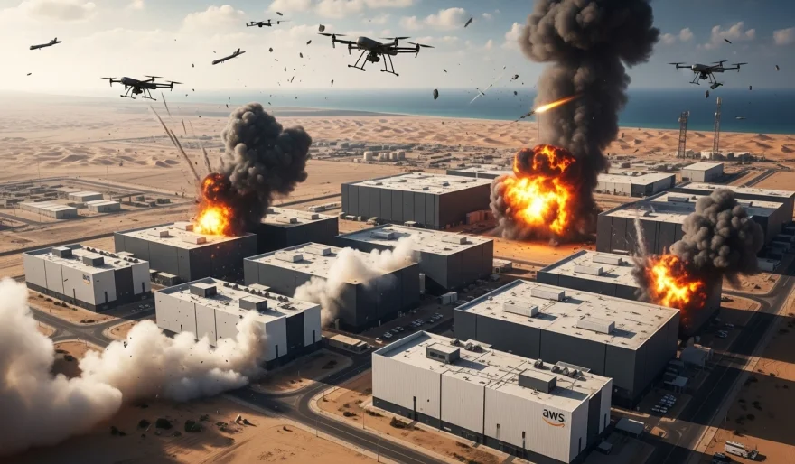 Drone Strikes Hit Amazon’s AWS Data Centers in the Gulf