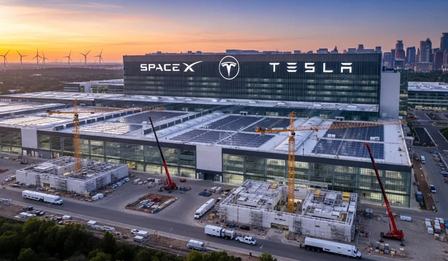 Musk Plans Advanced Chip Factories in Austin for Tesla and SpaceX