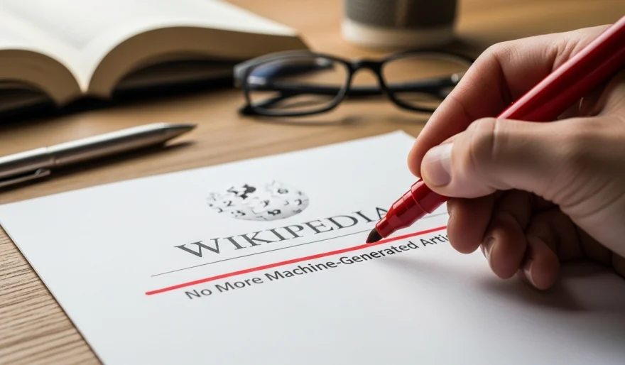 Wikipedia Draws the Line on AI Writing—No More Machine-Generated Articles