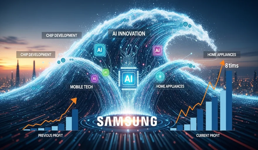 Samsung Just Rode the AI Wave to an 8x Profit Explosion
