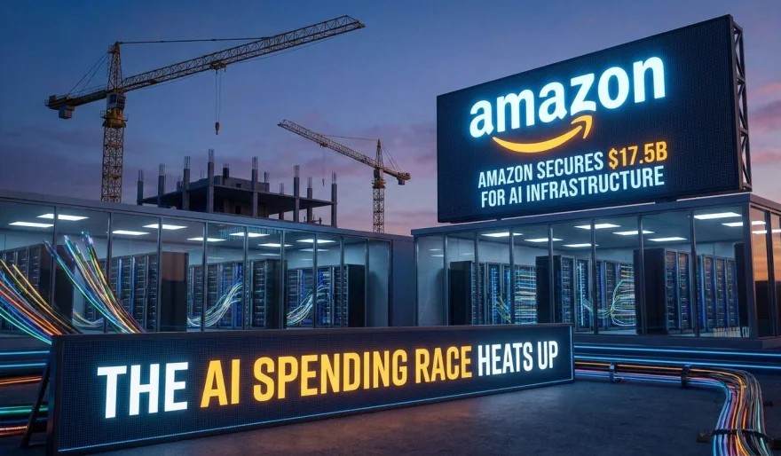 Amazon Locks in $17.5B Funding as the AI Infrastructure Spending Race Heats Up