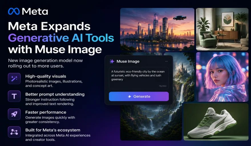 Meta Expands Generative AI Suite With Muse Image Rollout