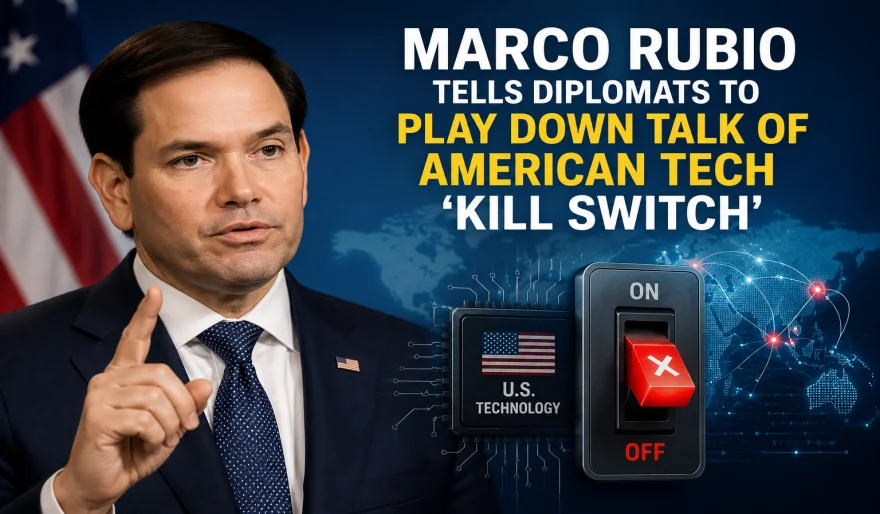 Rubio Urges U.S. Diplomats to Downplay Fears of an American Tech 'Kill Switch'