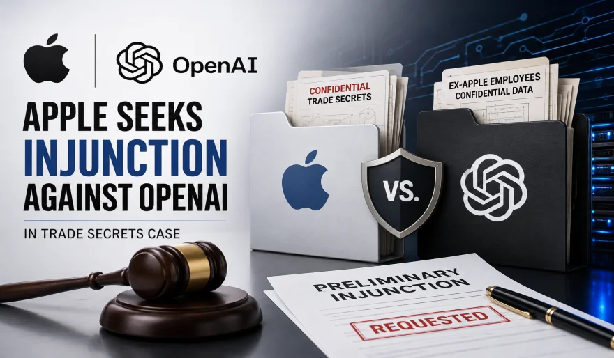 Apple Seeks Injunction Against OpenAI in Trade Secrets Fight